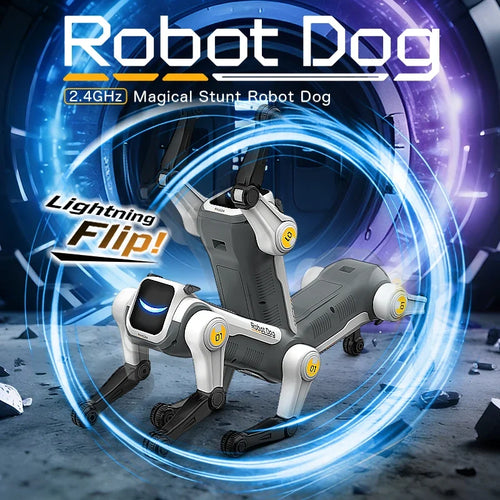 Smart Robot Dog – Interactive RC Walking Robot with Music & Lights